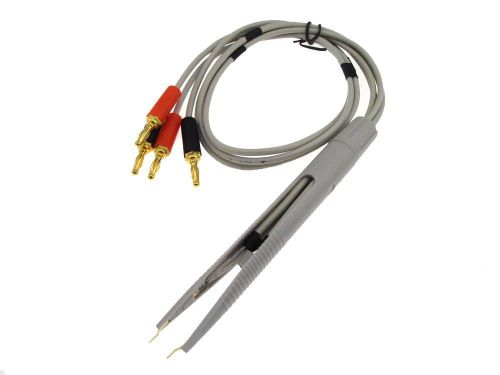 HQ LCR Meter Cable w/ 4 Banana Connectors kelvin clip SMD component