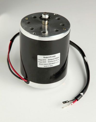 Used pair (2) two 500 w 24v dc electric motor for scooter ebike go-kart or diy for sale