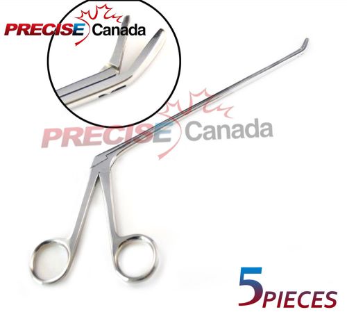 SET OF 5 CUSHING PITUITARY RONGEURS 7&#039;&#039; 5MM (UP) ENT SURGICAL INSTRUMENTS