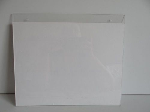 Clear Plastic Sign Holder for 8-1/2&#034; by 11&#034; Sign