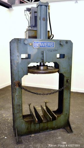 Used- Bowers Process Equipment Tank Press Discharger, Model T.P.  120 psi, carbo