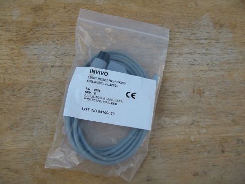 INVIVO CABLE,ECG,5 LEAD 10 FT PROTECTED,SHIELDED-P/N 9259