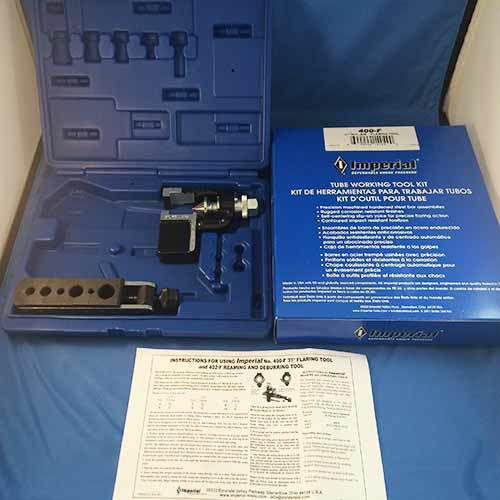 Imperial rol-air 400-f block and yoke tube working tool 37 degrees flaring tool for sale