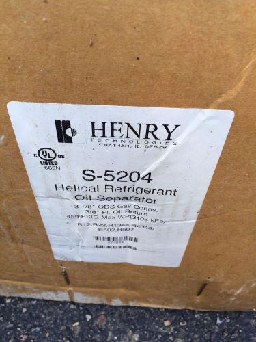 Henry Oil Separator S-5204 3 1/8&#034; ODS