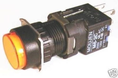 16 mm pilot light led 24v amber round replaces idec l6 for sale