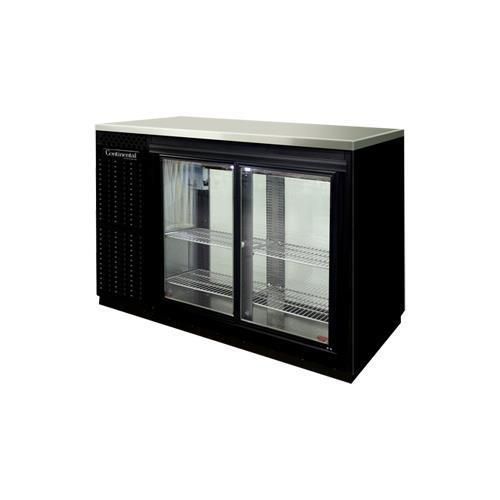 Continental Refrigerator BBUC50S-SGD Back Bar Cabinet, Refrigerated
