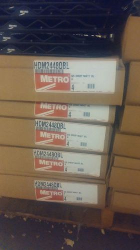 New Metro (58) HDM2448QBL Quikslot Wire Shelves