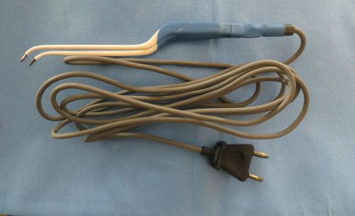 ELECTROSURGERY CAUTERY UNIPOLAR BAY ANGLED CURVED FORCEPS W/CORD, 7&#034;
