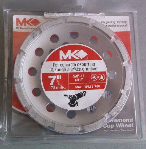 Mk diamond mk-304 cg1 7&#034; cup wheel for sale