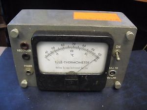 Vintage yellow springs instrument co. tele-thermometer model 43 a for sale