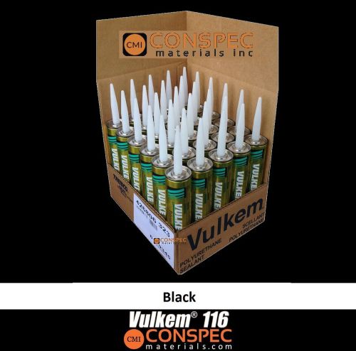 Vulkem 116 BLACK polyurethane Sealant 10.1 oz tubes (Case of 30 Cartridges)