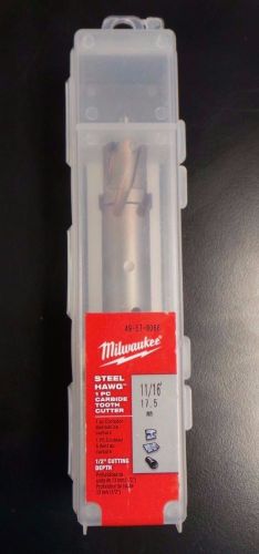 Milwaukee 49-57-8068 Steel Harg 1pc Carbide Tooth Cutter 11/16&#034;