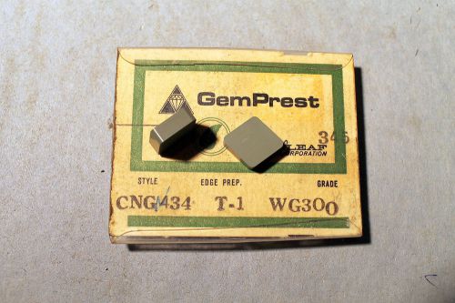 9 GEM PREST CERAMIC INSERTS  CNG 434   C2E1