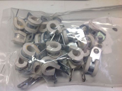 (25) aviation cable pipe clamps ms 21919 wh4 1/4&#034; ~ surplus for sale