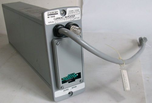 Foxboro current repeater 120v 60hz 3/8 fuse input/output 10-50ma 66bc-oh usg for sale