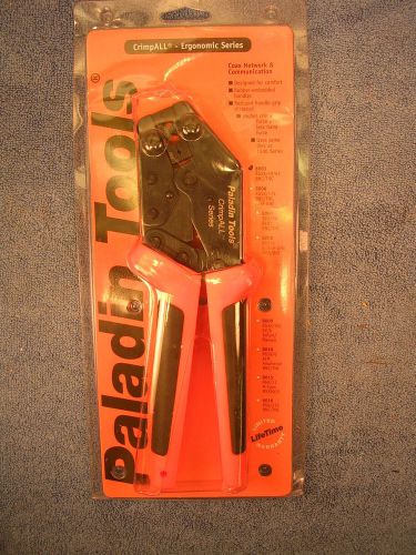Paladin tools 8001 rg58, rg59 and rg62 ergonomic crimpall crimper **new** for sale