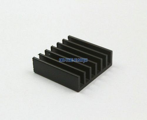 40 Pieces 20*20*6mm Aluminum Heatsink Radiator Chip Heat Sink Cooler / Black