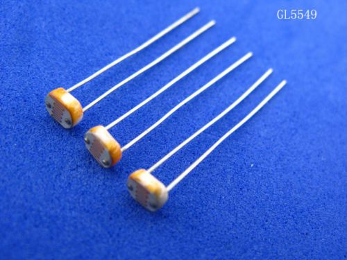 200pcs  Photoresistor GL5549 LDR Photo Resistors Light-Dependent