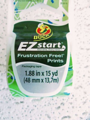 2 Duck EZStart Pattern Print Peace Sign Splatter Design Packaging Tape Free Ship