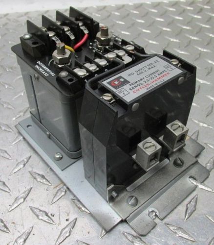 CUTLER HAMMER D60LT3 D60LA SER A1 Current Sensitive Relay &amp; Transformer