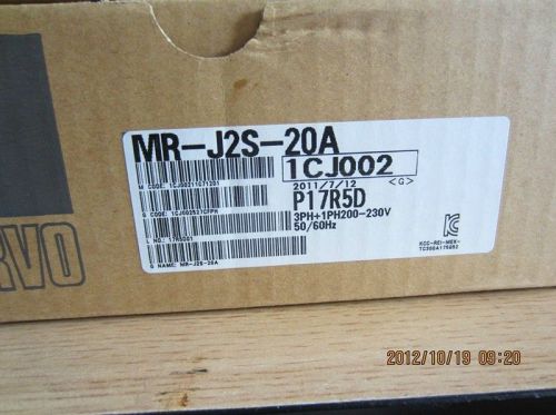 New Mitsubishi AC Servo Amplifier MR-J2S-20A ( MRJ2S20A )