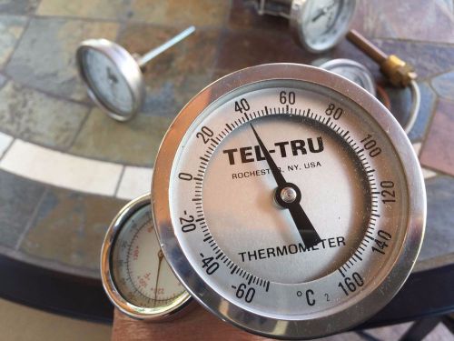 Vintage temperature gauges (5) - steampunk for sale