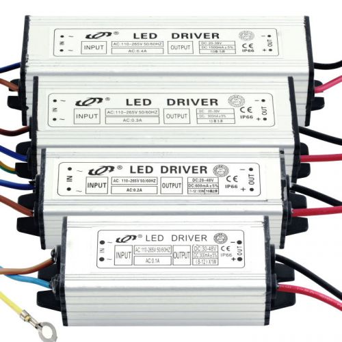 Led driver high power supply ac 110-265v 50/60hz 10w 20w 30w 50w waterproof gd for sale