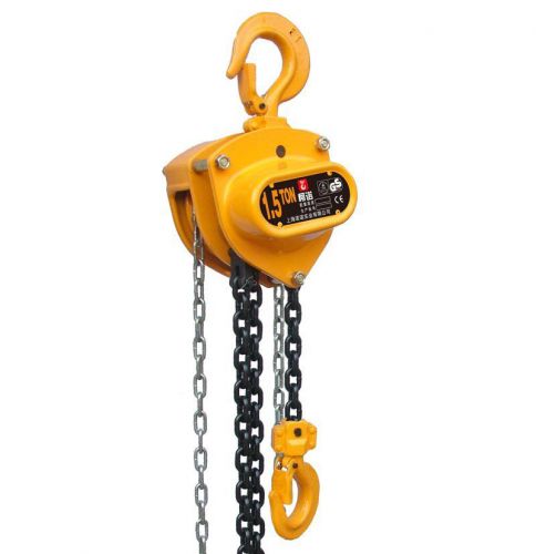 Harrington cb015-8 hand chain hoist 8&#039; of lift 1-1/2 ton for sale