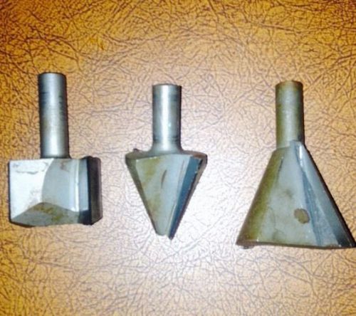 LOT OF 3 ROUTER BITS