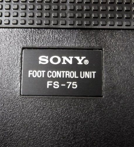 SONY FS-75 FOOT CONTROL for SONY Dictation Machines