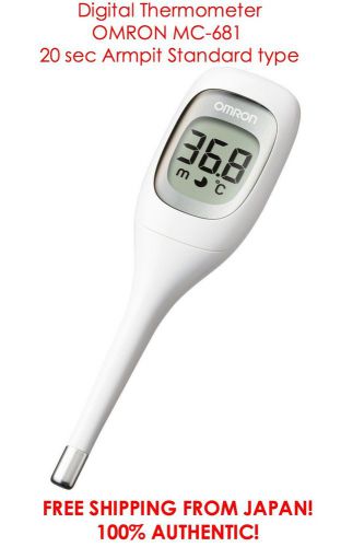 OMRON MC-681 Digital Thermometer 20 sec Armpit Measure FREE SHIPPING From Japan