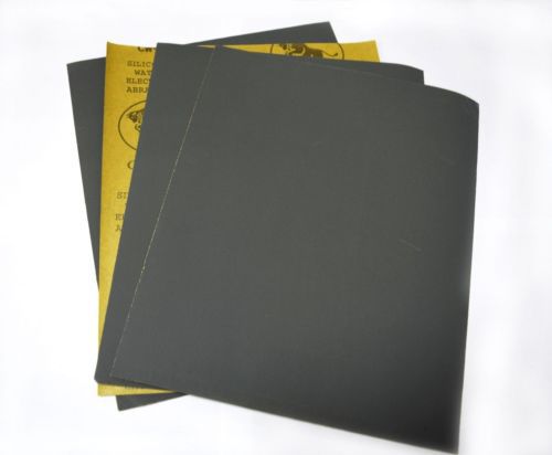 5pcs 9&#034; x 11&#034; 1500 Grit Wet and Dry Sandpaper Abrasive Waterproof Paper Sheets