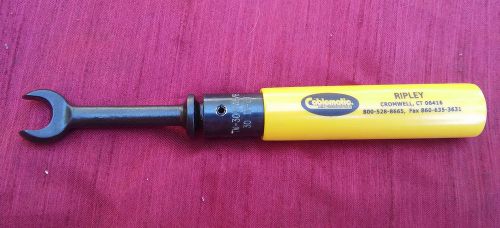 Ripley Cablematic TW 307-AH-B Torque Wrench 30 In-LB , 7/16&#034; Angled Head , Used