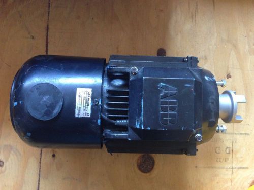 ABB motor with brake, model 3GAR092402-BSE,260. 3 phase, 1.5Kw, Mfg 2012