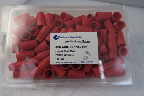 Com-Century Industries Red Wire Connectors, 100pcs. NEW!!!