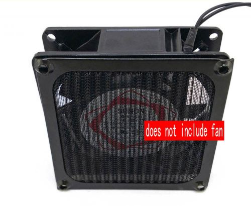 1pcs 90mm x 90mm anodized aluminum fan filter guard black dustproof for 9cm fan for sale