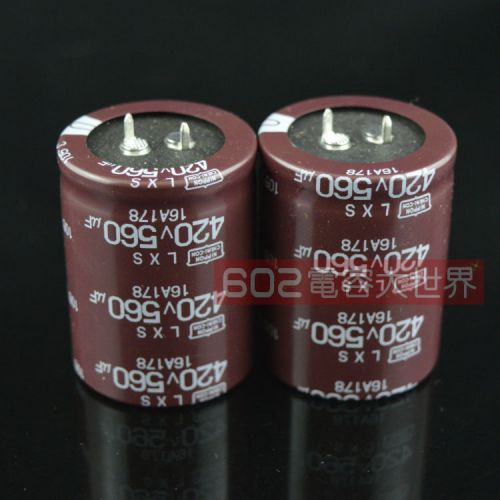 4pcs For NIPPON CHEMI-CON 420v  560uf  LXS 35*45mm Electrolytic Capacitor(7300