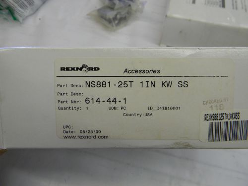 New Rexnord Tabletop Sprocket NS881-25T 1IN KWSS 614-44    A3