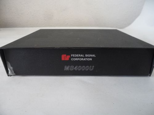 FEDERAL SIGNAL MS4000U Remote Control Brain