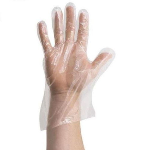 100x Plastic Premium Polythene Disposable Gloves Catering Hairdressers Butchers