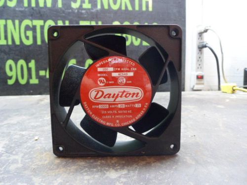 DAYTON AXIAL FAN MOD:4C549 CFM:100 3000:RPM .20AMPS  15:WATTS 115:V NIB