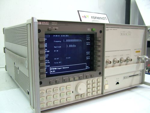Hp 70340a 1 - 20ghz mms signal generator  + 70004a display . mint condition for sale