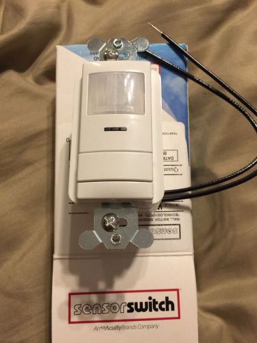Acuity lithonia wsx pdt wh occupancy sensor switch white new in box for sale