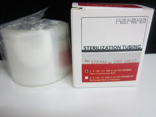 Dental Medical Sterilization Tubing 2&#034; x 100&#034; Continous Roll Clear