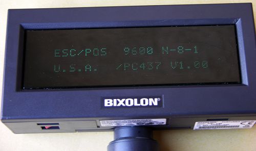 BIXOLON/SAMSUNG BCD-1100 1100DG USB POS Customer Pole Display