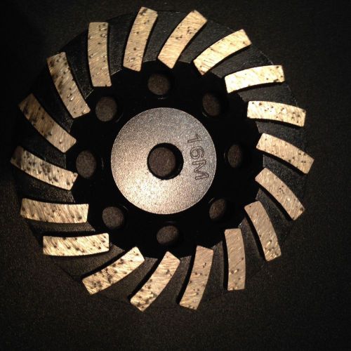 7 Inch 24 Seg Diamond Cup Wheel for Concrete: Bore 5/8&#034;11  Auction