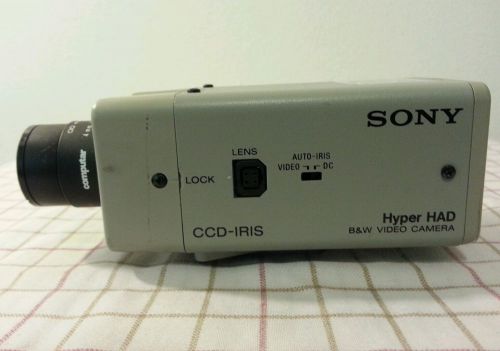 SONY Model SPT-M124 Black &amp; White Video Camera 4MM Lens