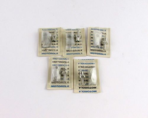 Lot of (5) Motorola 1N2984B Zener Voltage Regulator Diode - 20V, 10W, DO-4