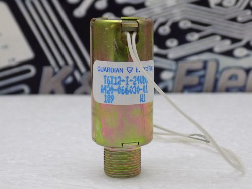 1x Guardian Electric T6X12-1-24Tubular Solenoid , Cylindrical Pull ,24VDC