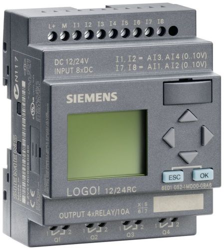 6ED1052-1MD00-0BA6 Siemens LOGO! 12/24RC,PLC ,12/24V DC/RELAY Fast Shipping!